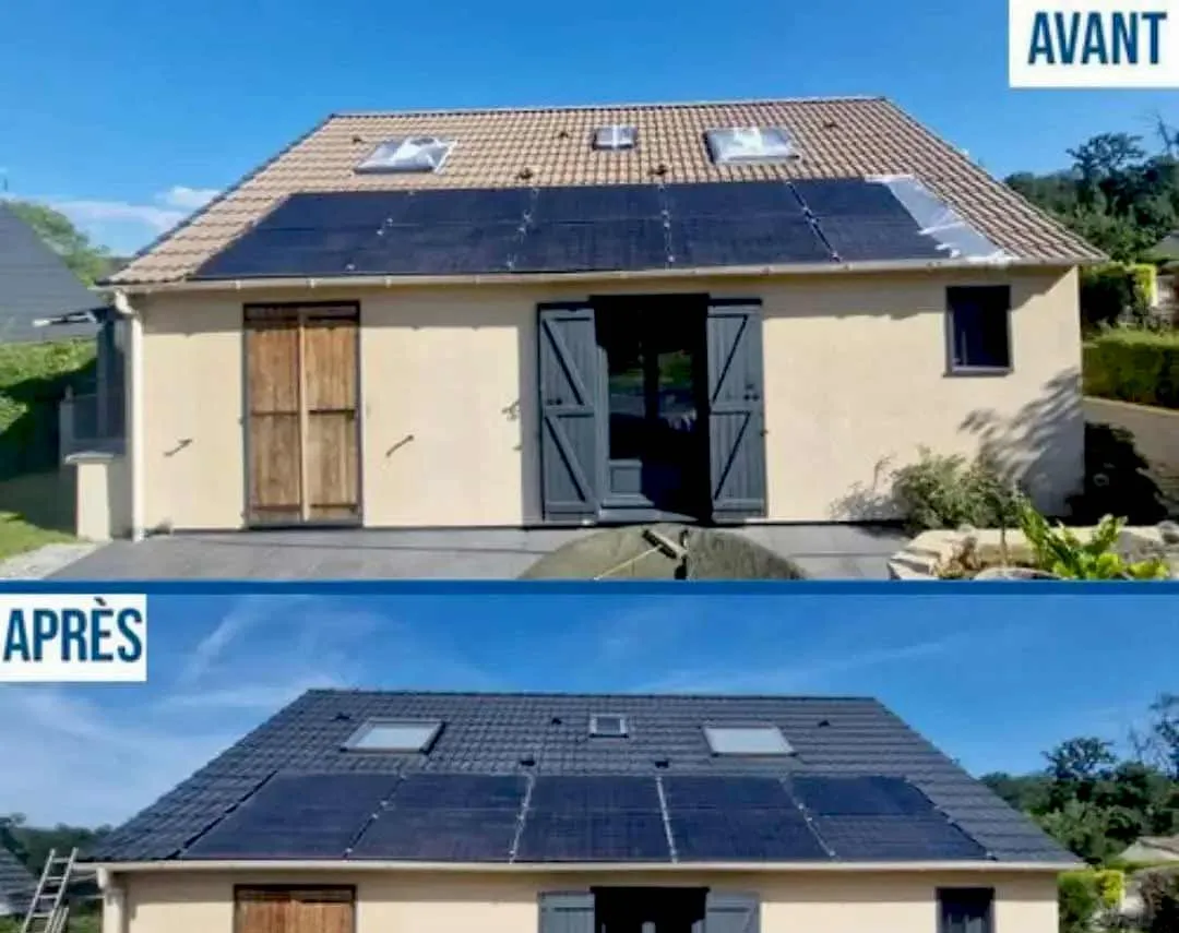 Avant après traitement hydrofuge